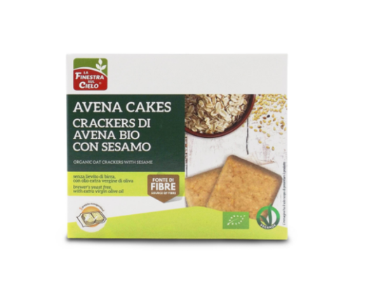 Crackers di Avena di Sesamo - 5 sacchetti da 50 gr