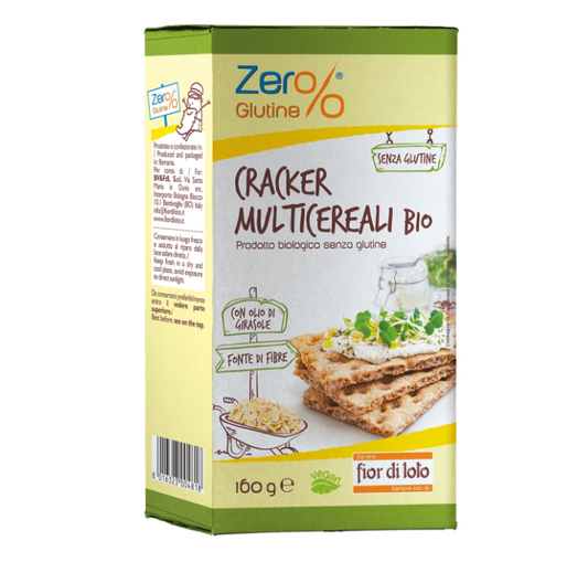 Cracker Multicereali Senza Glutine 160 gr