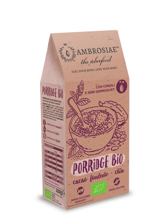 Porridge Bio Cacao fondente e Chia - Ambrosiae